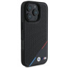 BMW M Perforated Tricolor Line MagSafe Hardcase for Apple iPhone 16 Pro