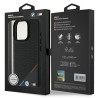 BMW M Perforated Tricolor Line MagSafe Hardcase for Apple iPhone 16 Pro