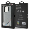 BMW M Perforated Tricolor Line MagSafe Hardcase for Apple iPhone 16 Pro