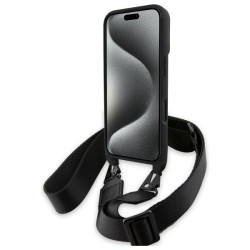 BMW M Edition Carbon Stripe & Strap Hardcase for Apple iPhone 16 Plus