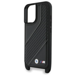 BMW M Edition Carbon Stripe & Strap Hardcase for Apple iPhone 16 Plus