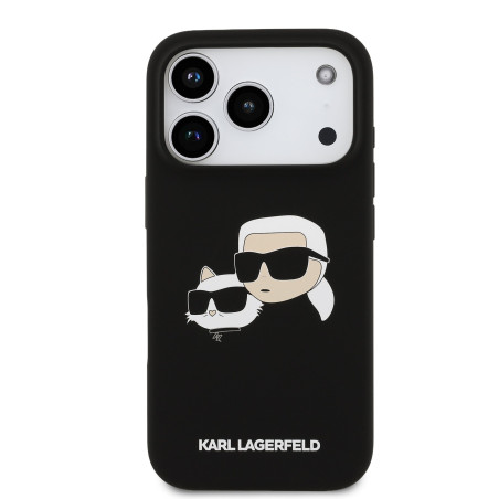 Karl Lagerfeld Liquid Silicone Double Heads MagSafe Case for Apple iPhone 17 Pro