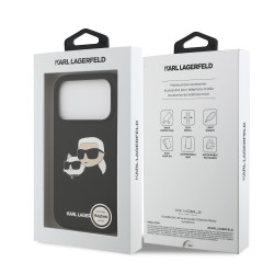 Karl Lagerfeld Liquid Silicone Double Heads MagSafe Case for Apple iPhone 17 Pro