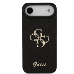 Guess PU Fixed Glitter 4G Metal Logo Case for Apple iPhone 17 Air