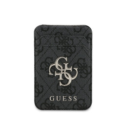 Guess 4G Metal Logo MagSafe Cardslot Stand Black