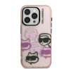 Karl Lagerfeld IML Multi K&CH Heads Case for Apple iPhone 15 Pro