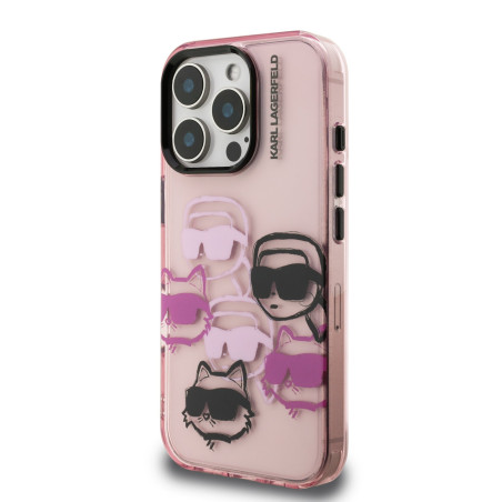 Karl Lagerfeld IML Multi K&CH Heads Case for Apple iPhone 16 Pro
