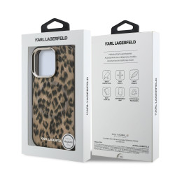 Karl Lagerfeld IML Leopard MagSafe Case for Apple iPhone 16 Pro Max