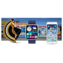 Gravity GT3-4 Smartwatch / pink/navy