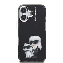 Karl Lagerfeld IML Aquarelle Karl and Choupette Case for Apple iPhone 16