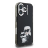 Karl Lagerfeld IML Aquarelle Karl and Choupette Case for Apple iPhone 16