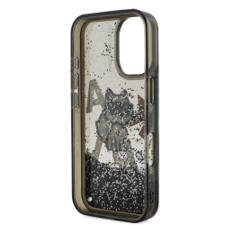 Karl Lagerfeld Liquid Glitter Scattered Choupette Case for Apple iPhone 16