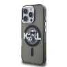 Karl Lagerfeld IML Glitter Karl and Choupette Sketch MagSafe Case for Apple iPhone 16 Pro Max