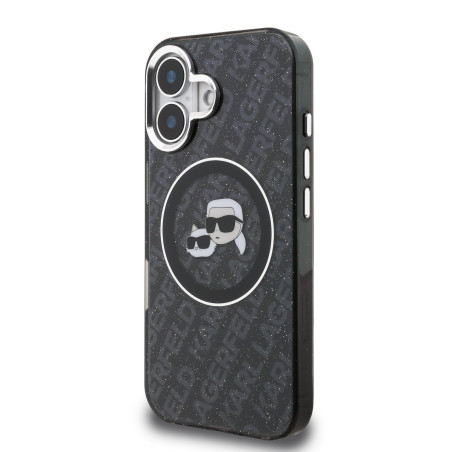 Karl Lagerfeld IML K&CH Heads Repeated Logo MagSafe Case for Apple iPhone 16