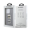 Karl Lagerfeld Grained PU K&CH Heads Case for Apple iPhone 16 Pro