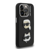 Karl Lagerfeld Grained PU K&CH Heads Case for Apple iPhone 15 Pro Max