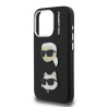 Karl Lagerfeld Grained PU K&CH Heads Case for Apple iPhone 15 Pro Max