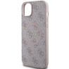 Guess 4G Collection Leather Metal Logo MagSafe for Apple iPhone 13 / 14 / 15