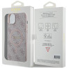 Guess 4G Collection Leather Metal Logo MagSafe for Apple iPhone 13 / 14 / 15