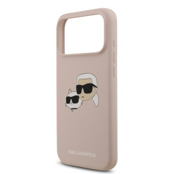Karl Lagerfeld Liquid Silicone Double Heads MagSafe Case for Apple iPhone 17 Pro Max