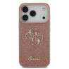 Guess PU Fixed Glitter 4G Metal Logo Case for Apple iPhone 17 Pro