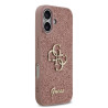 Guess PU Fixed Glitter 4G Metal Logo Case for Apple iPhone 17