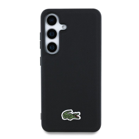 Lacoste Iconic Petit Pique Woven Logo MagSafe Case for Samsung Galaxy S25