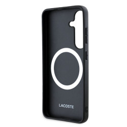 Lacoste Iconic Petit Pique Woven Logo MagSafe Case for Samsung Galaxy S25
