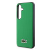 Lacoste Iconic Petit Pique Woven Logo MagSafe Case for Samsung Galaxy S25
