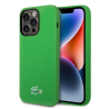 Lacoste Liquid Silicone Microfiber Croc Logo MagSafe Case for Apple iPhone 14