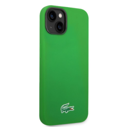 Lacoste Liquid Silicone Microfiber Croc Logo MagSafe Case for Apple iPhone 14