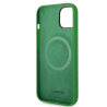 Lacoste Liquid Silicone Microfiber Croc Logo MagSafe Case for Apple iPhone 14