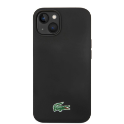 Lacoste Liquid Silicone Microfiber Croc Logo MagSafe Case for Apple iPhone 13  / 14 / 15