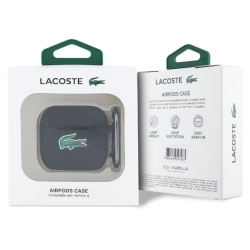 Lacoste Liquid Silicone Croc Logo Case for Apple AirPods 4