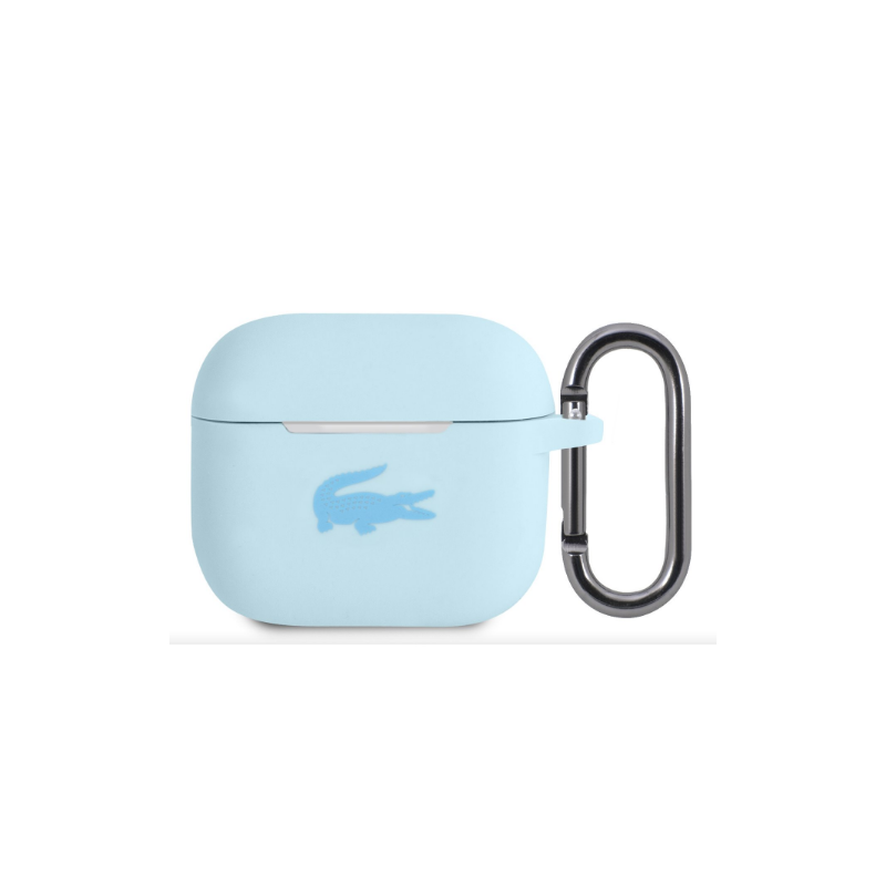 Lacoste Liquid Silicone Glossy Printing Logo Case for Apple AirPods 3