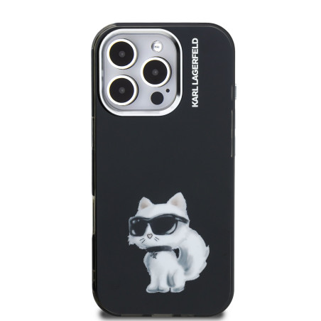 Karl Lagerfeld IML Aquarelle and Choupette Case for Apple iPhone 16 Pro Max