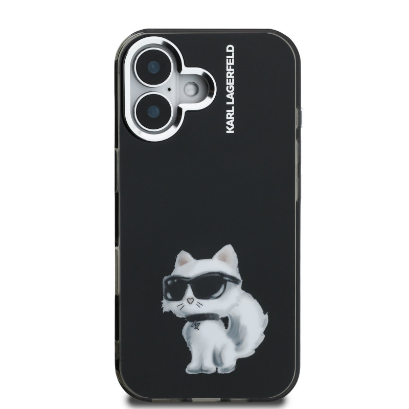 Karl Lagerfeld IML Aquarelle and Choupette Case for Apple iPhone 16