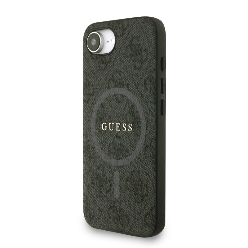 Guess PU Leather 4G Colored Ring Strap MagSafe Case for Apple iPhone 16e