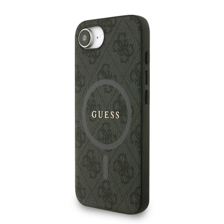 Guess PU Leather 4G Colored Ring Strap MagSafe Case for Apple iPhone 16e