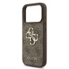 Guess PU 4G Metal Logo Strap Case for Apple iPhone 17 Pro