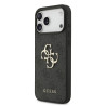 Guess PU 4G Metal Logo Strap Case for Apple iPhone 17 Pro Max