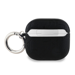 Karl Lagerfeld PU Embossed Karl and Choupette Heads Case for Apple AirPods 4