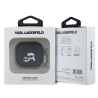 Karl Lagerfeld PU Embossed Karl and Choupette Heads Case for Apple AirPods 4