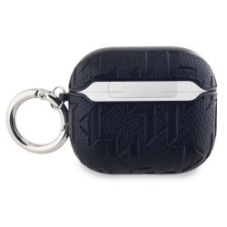 Karl Lagerfeld PU Embossed and Choupette Head Case for Apple AirPods 3