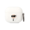 Karl Lagerfeld 3D Logo NFT Karl Head Silicone Case for Apple AirPods 3