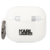 Karl Lagerfeld 3D Logo NFT Karl Head Silicone Case for Apple AirPods 3