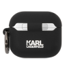 Karl Lagerfeld 3D Logo NFT Karl Head Silicone Case for Apple AirPods 3