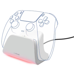 Trust GXT255W Charging stand for two PlayStation5 DualSense™ controllers