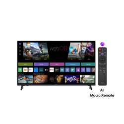 LG QNED AI 65QNED70A6A televizorius 165,1 cm (65") 4K Ultra HD Smart TV „Wi-Fi“ Juoda
