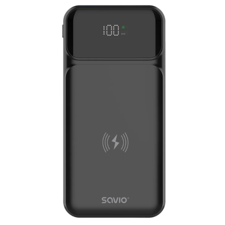 SAVIO BA-09 Wireless Power Bank 10000mAh